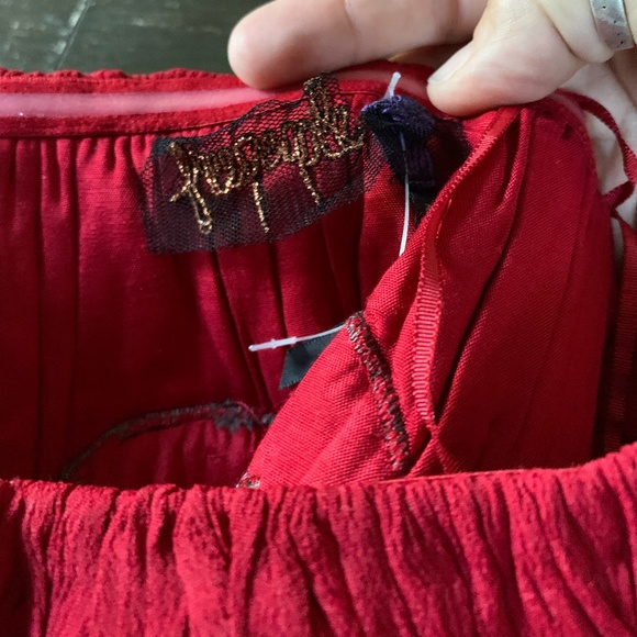 Free people strapless floral mini. Never worn! Retail 250 - Picture 3 of 3